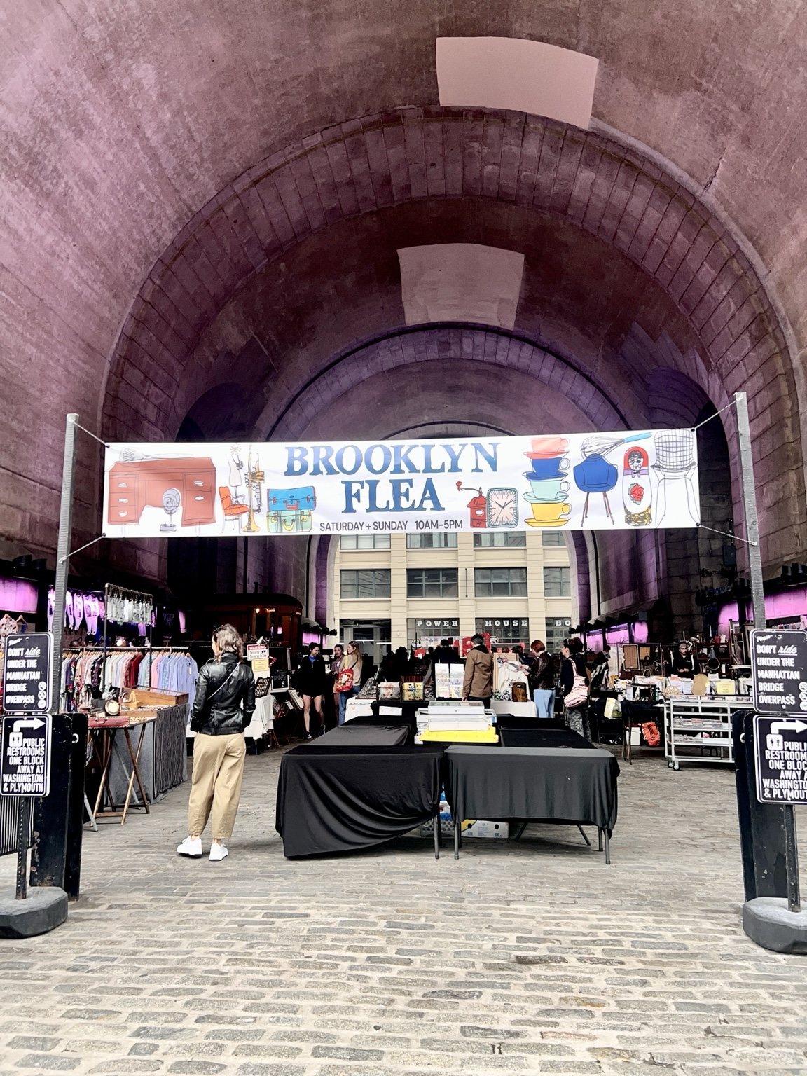 Brooklyn Flea market in DUMBO